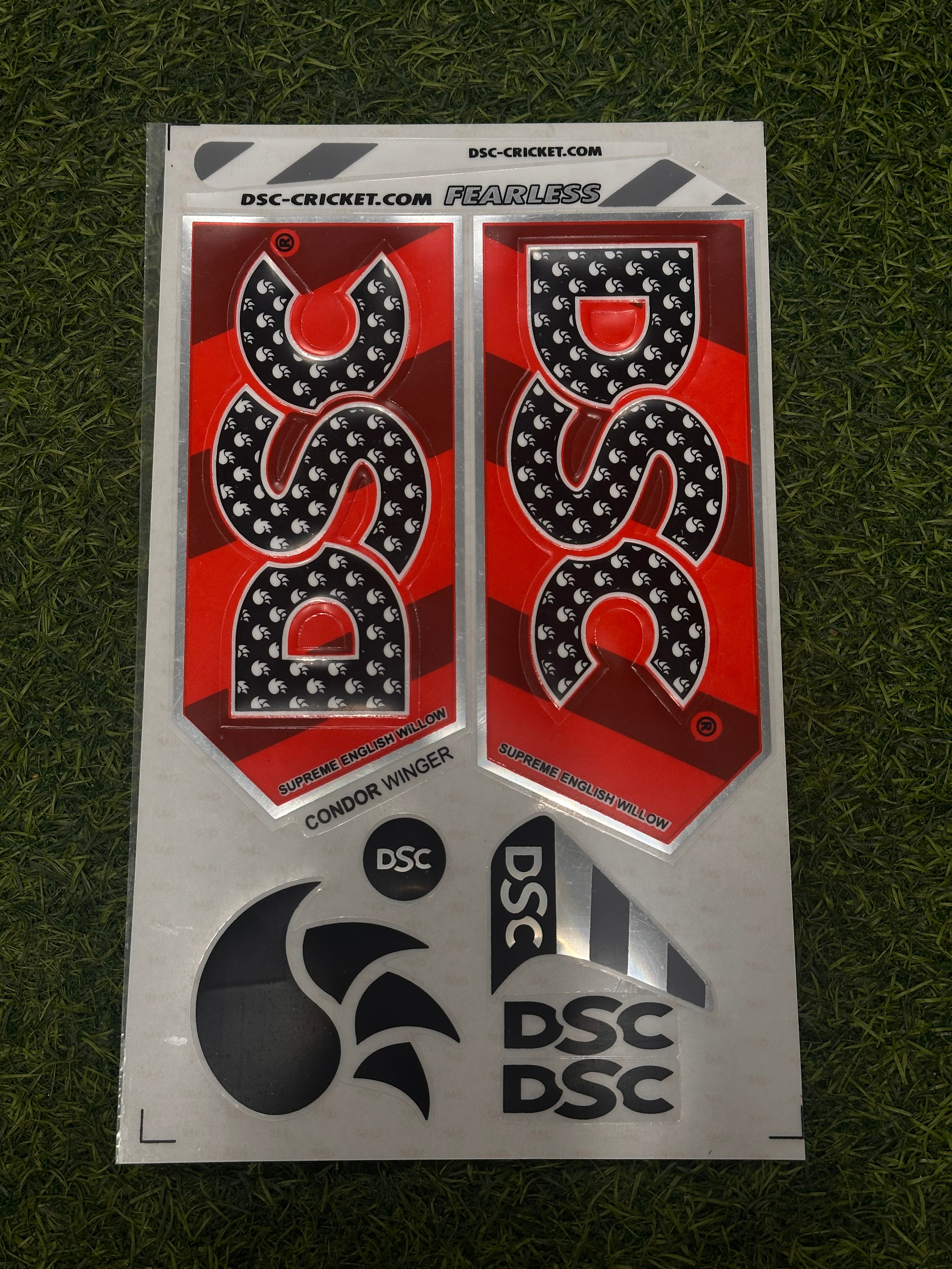 DSC CONDOR WINGER REFURBISHED BAT STICKER