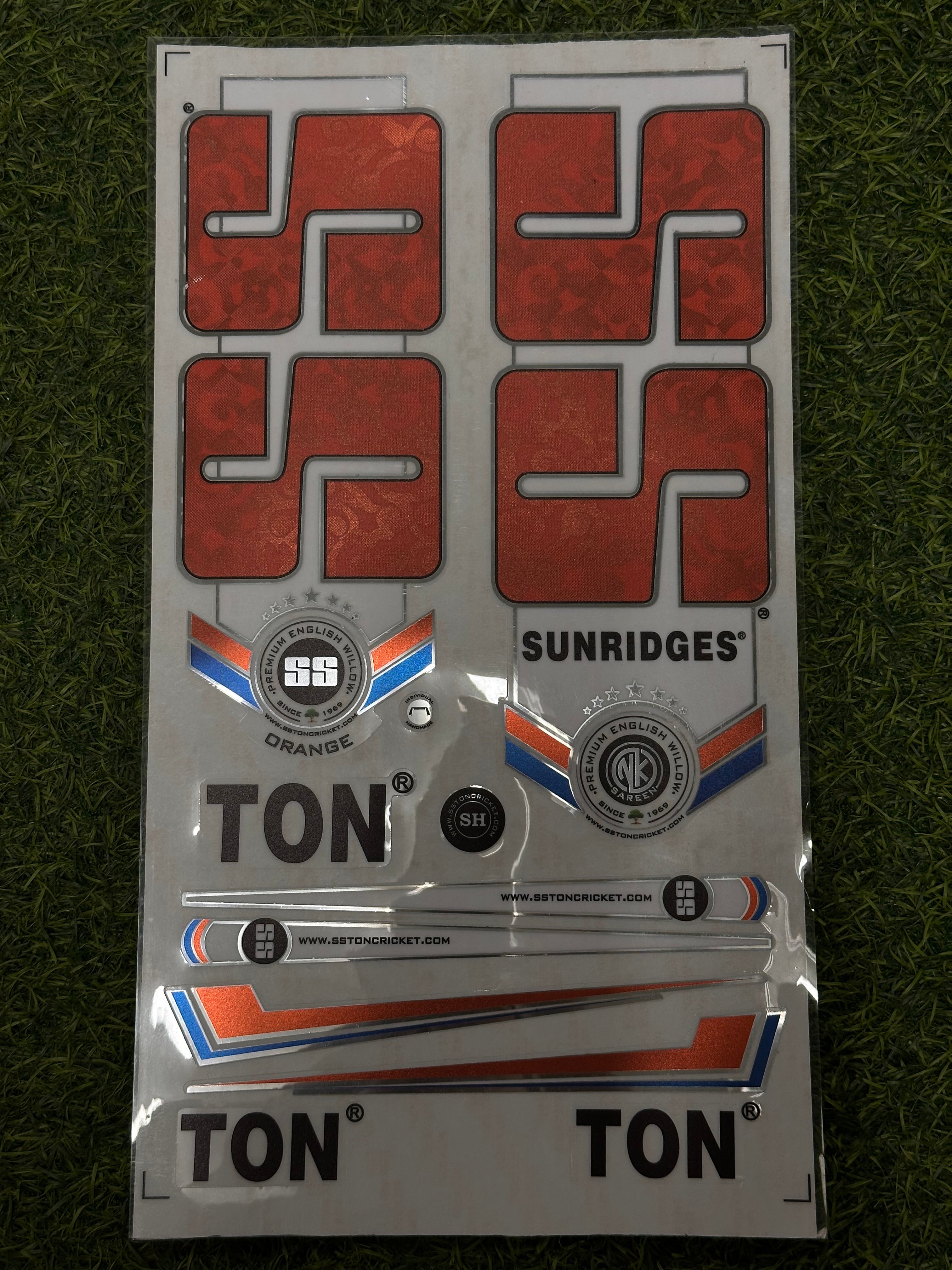 SS ORANGE REFURBISHED BAT STICKER