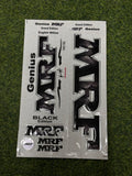 MRF GENIUS BLACK EDITION REFUBISHED BAT STICKERS