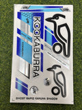 KOOKABURRA RAPID REFURBISHED BAT STICKER