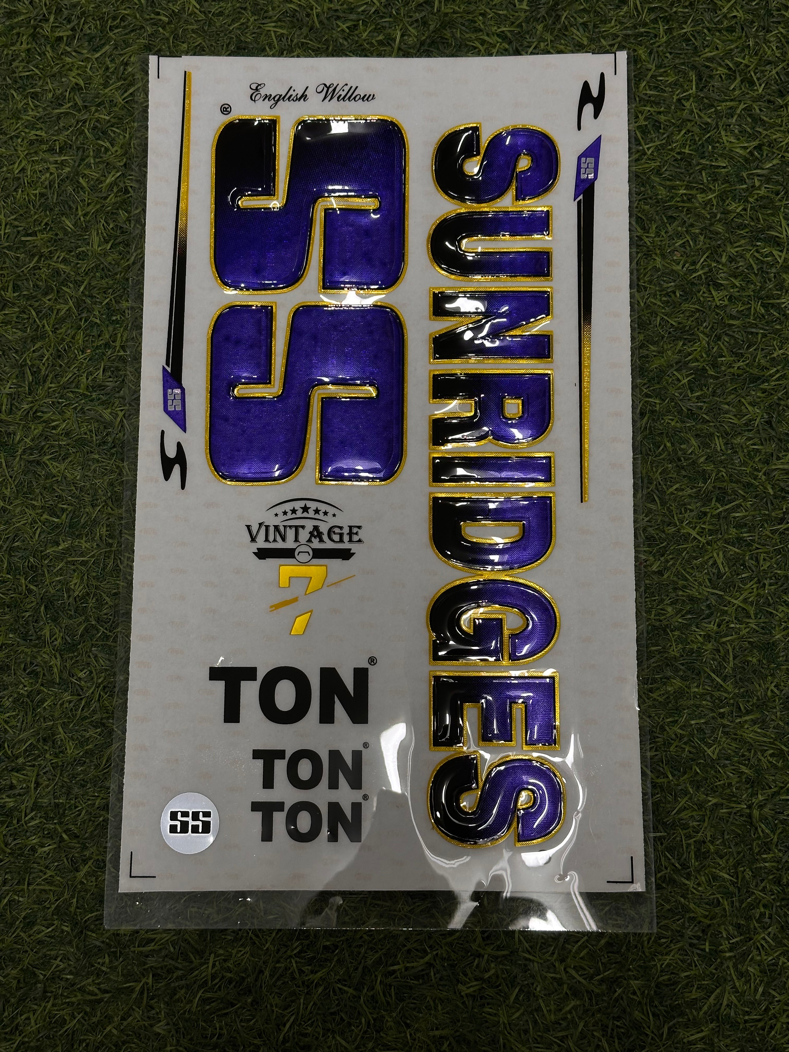 SS VINTAGE 7 REFURBISHED BAT STICKER