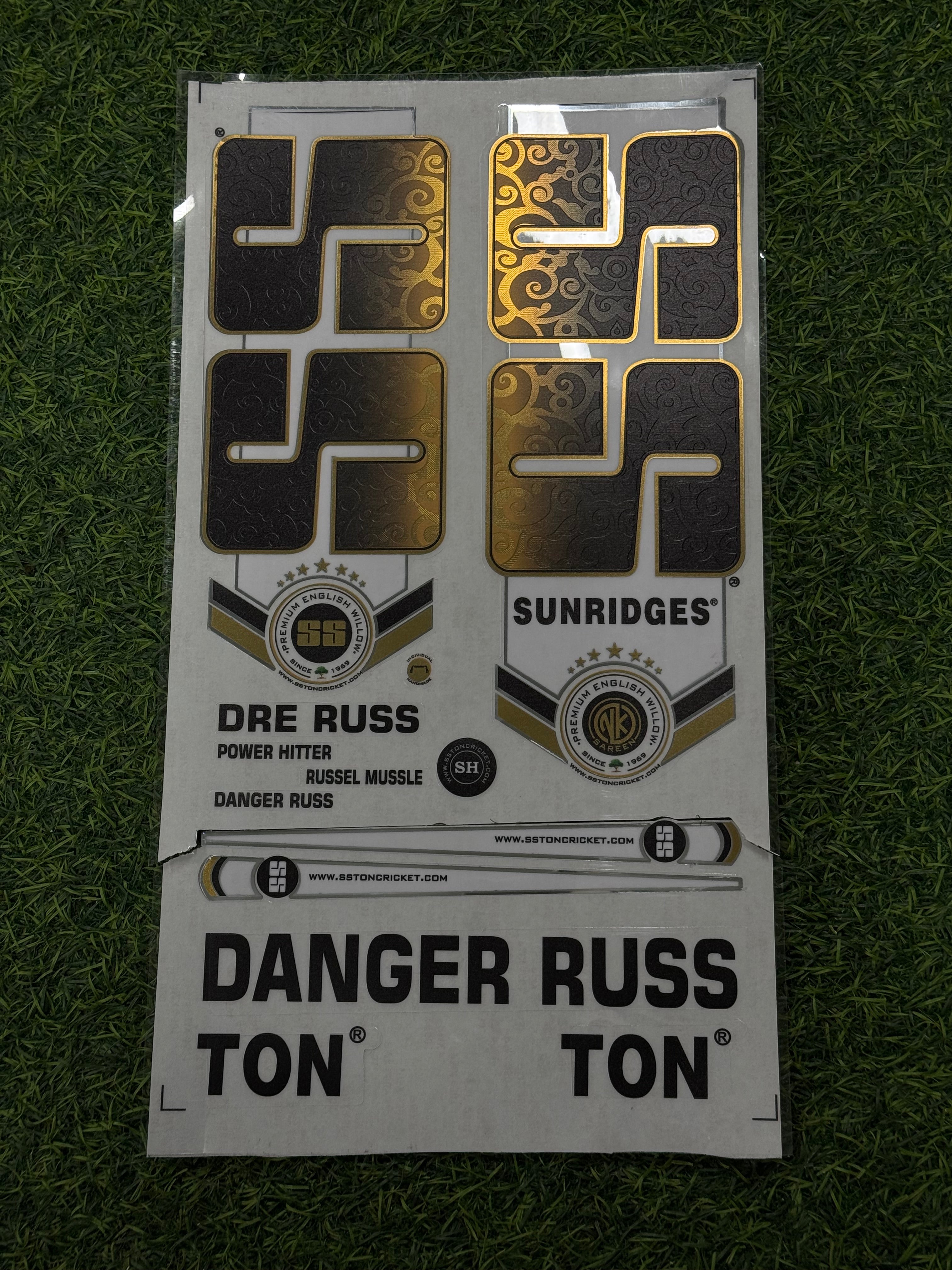 SS DRE RUSS REFURBISHED BAT STICKER