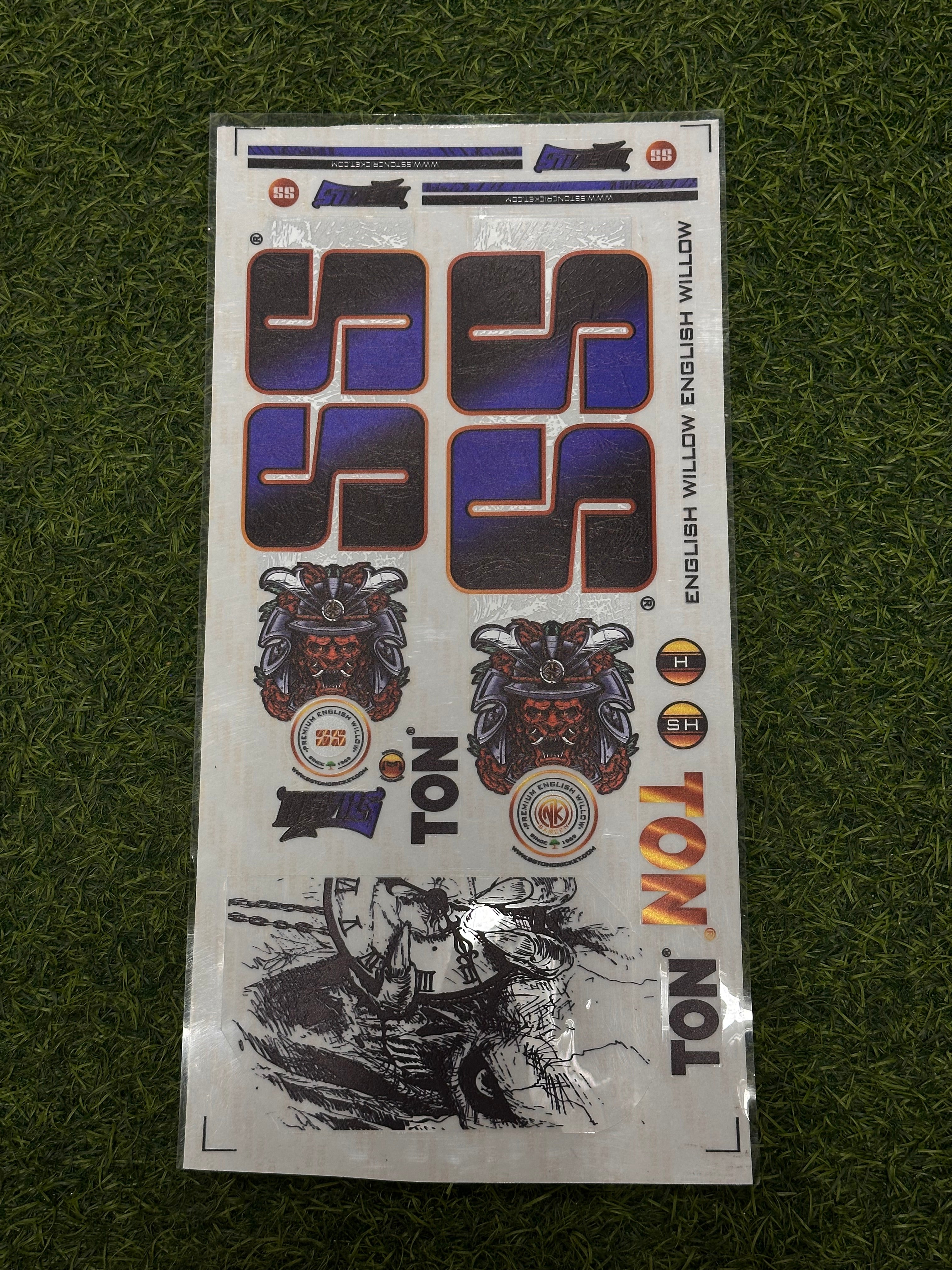 SS DEVILS BLUE REFURBISHED BAT STICKER