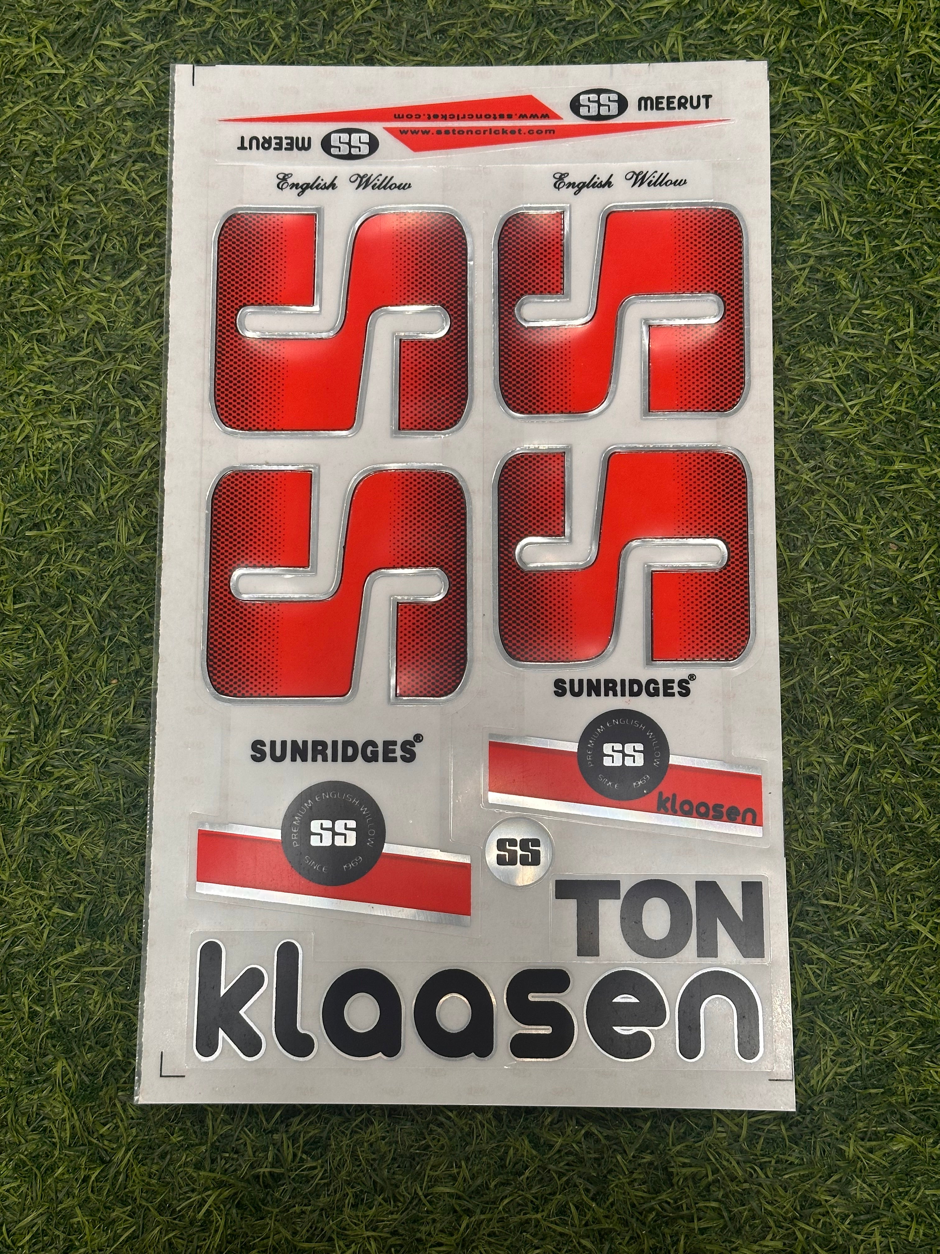 SS KLAASEN REFURBISHED BAT STICKER
