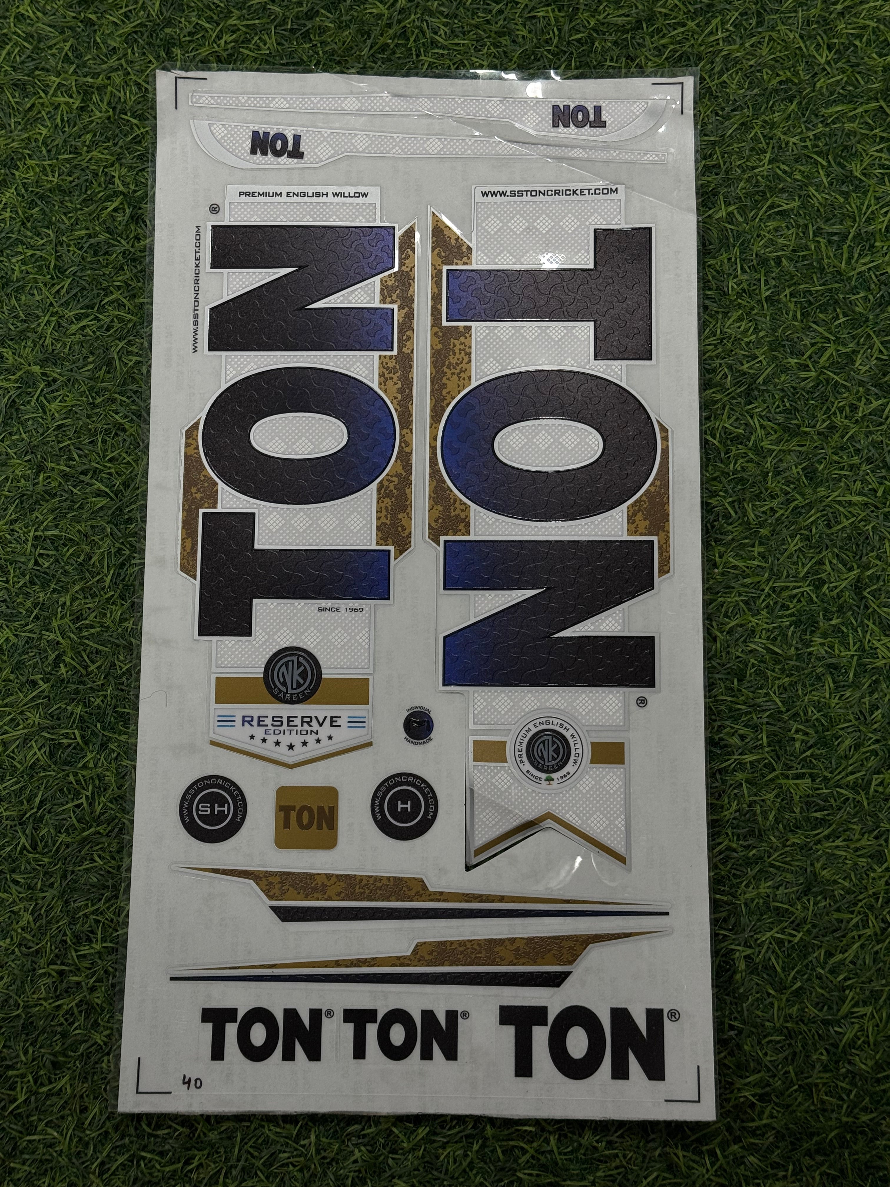 SS TON RESERVE EDITION REFURBISHED BAT STICKER